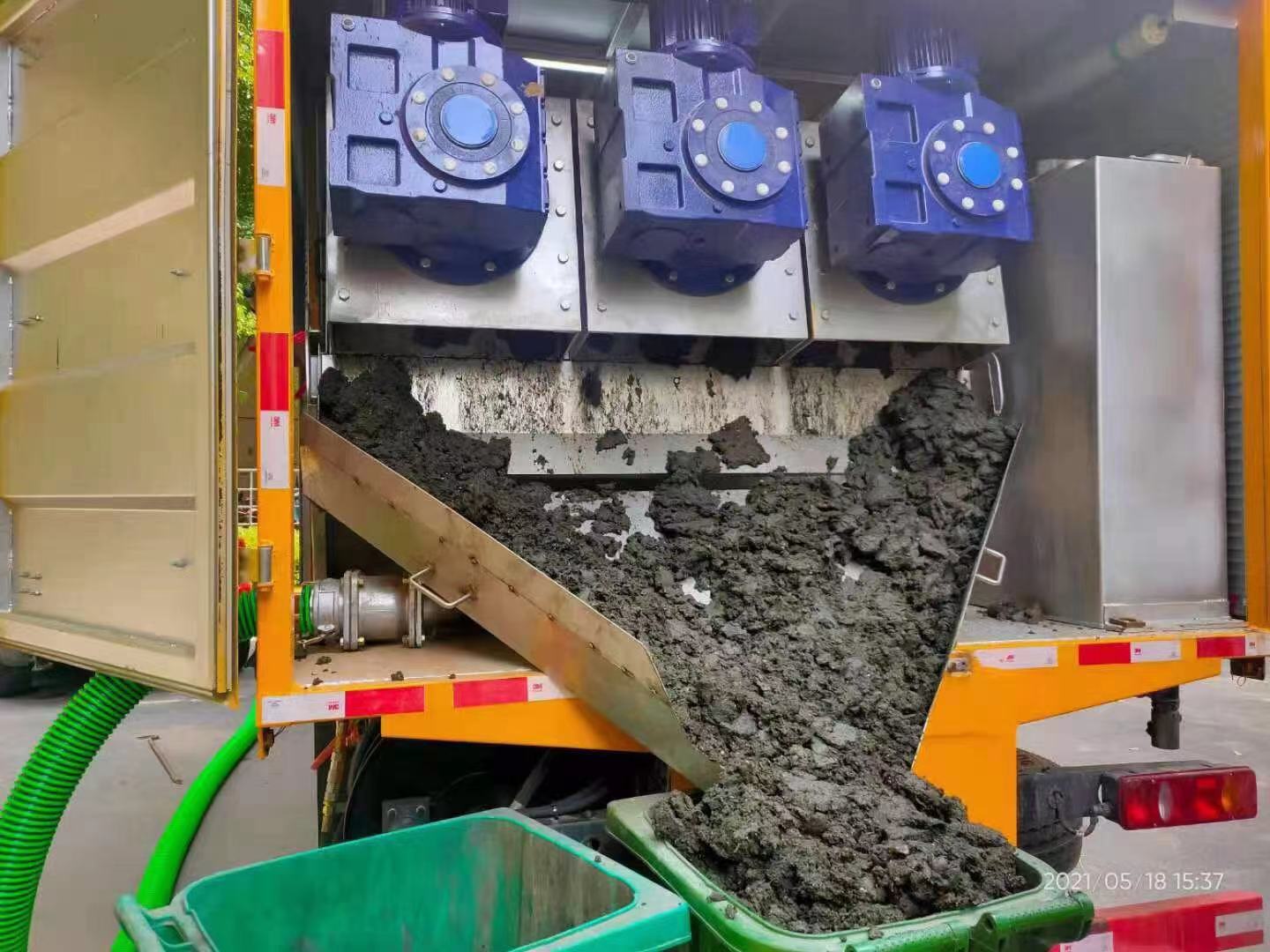 鄱阳化粪池清掏城市维护站-泥浆净化干湿分离处理